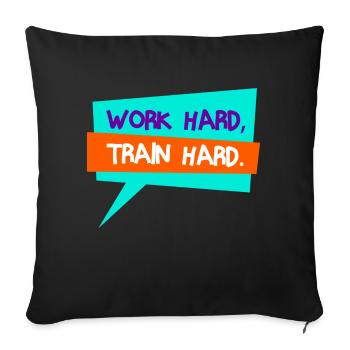 Best gift for gym lover - Sofakissenbezug 45 x 45 cm - Schwarz - Vorne