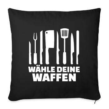 Karriere Chef Job Beruf Vorgesetzter Statement - Sofakissenbezug 45 x 45 cm - Schwarz - Vorne