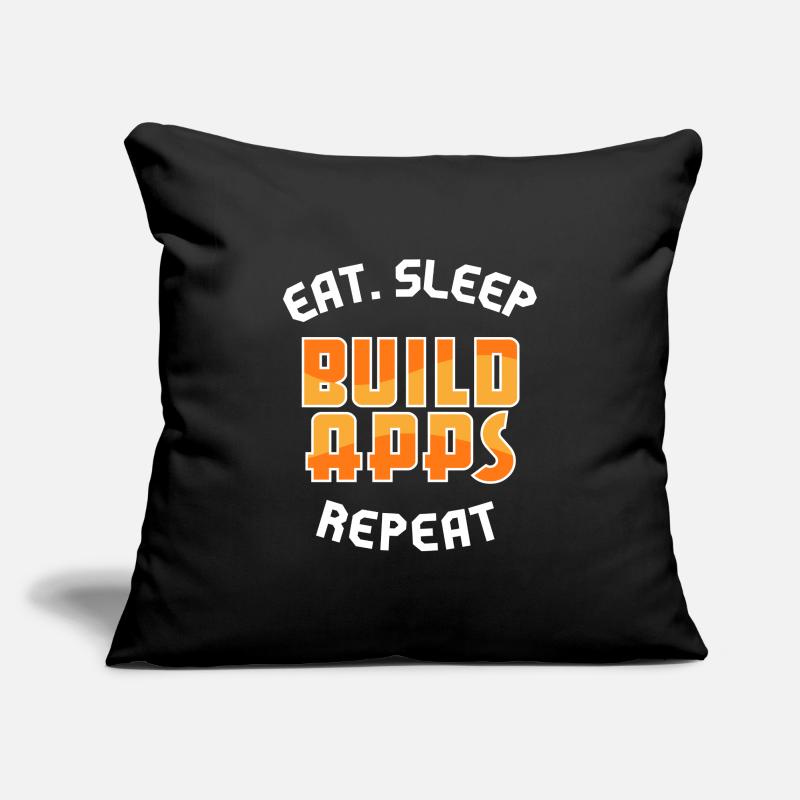 Job App Developer Statement Profession Career Success Sofa pillowcase 17,3'' x 17,3'' (45 x 45 cm)