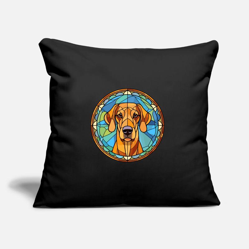 Rhodesian Ridgeback Hunderasse Buntglas Farbe Sofakissenbezug 45 x 45 cm