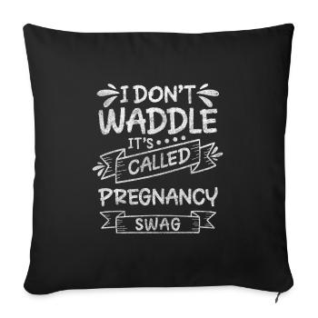 Baby Birth Offspring Children - Sofa pillowcase 17,3'' x 17,3'' (45 x 45 cm) - black - Front