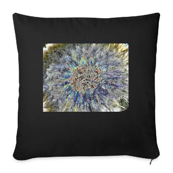 Pissenlit, A731878 - Housse de coussin décorative 45 x 45 cm - noir - Devant
