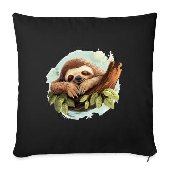 Just relax - Sofakissenbezug 45 x 45 cm - Schwarz - Vorne