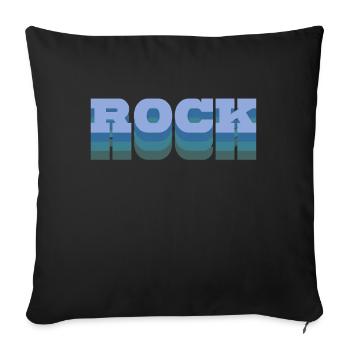 Geology - Sofa pillowcase 17,3'' x 17,3'' (45 x 45 cm) - black - Front