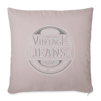 55th Anniversary Vintage Made in 1969 Retro - Sofa pillowcase 17,3'' x 17,3'' (45 x 45 cm) - light taupe - Front
