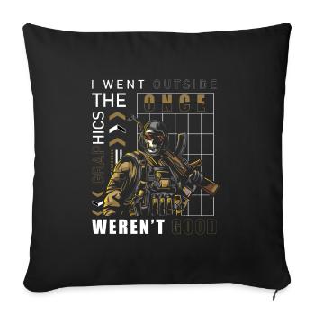 PC Player Legends - Sofa pillowcase 17,3'' x 17,3'' (45 x 45 cm) - black - Front