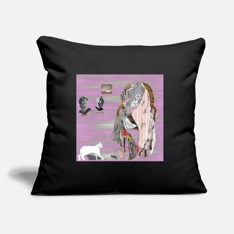 Chaise de Reflections Glitched Housse de coussin décorative 45 x 45 cm