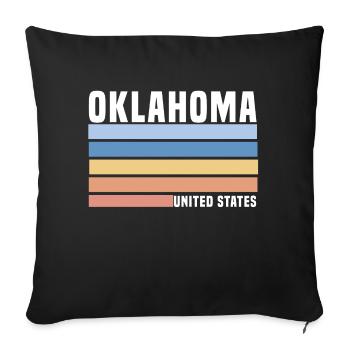 oklahoma - Sofakissenbezug 45 x 45 cm - Schwarz - Vorne