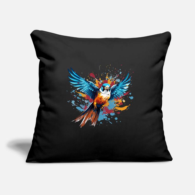 Buntfalke Farbkleckse Farbspritzer Sofakissenbezug 45 x 45 cm