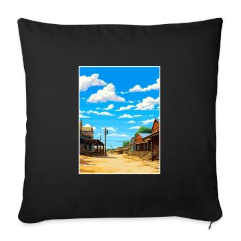 Sovereign Hills Australia Vintage Travel Poster - Sofa pillowcase 17,3'' x 17,3'' (45 x 45 cm) - black - Front