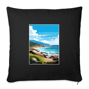 Wilsons Promontory National Park Reiseplakat - Sofakissenbezug 45 x 45 cm - Schwarz - Vorne