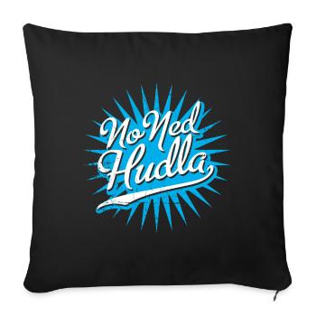 No ned huddla - Sofakissenbezug 45 x 45 cm - Schwarz - Vorne