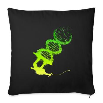 Kitesurfer, Stunt Wave, Wakeboard, Water Sports - Sofa pillowcase 17,3'' x 17,3'' (45 x 45 cm) - black - Front
