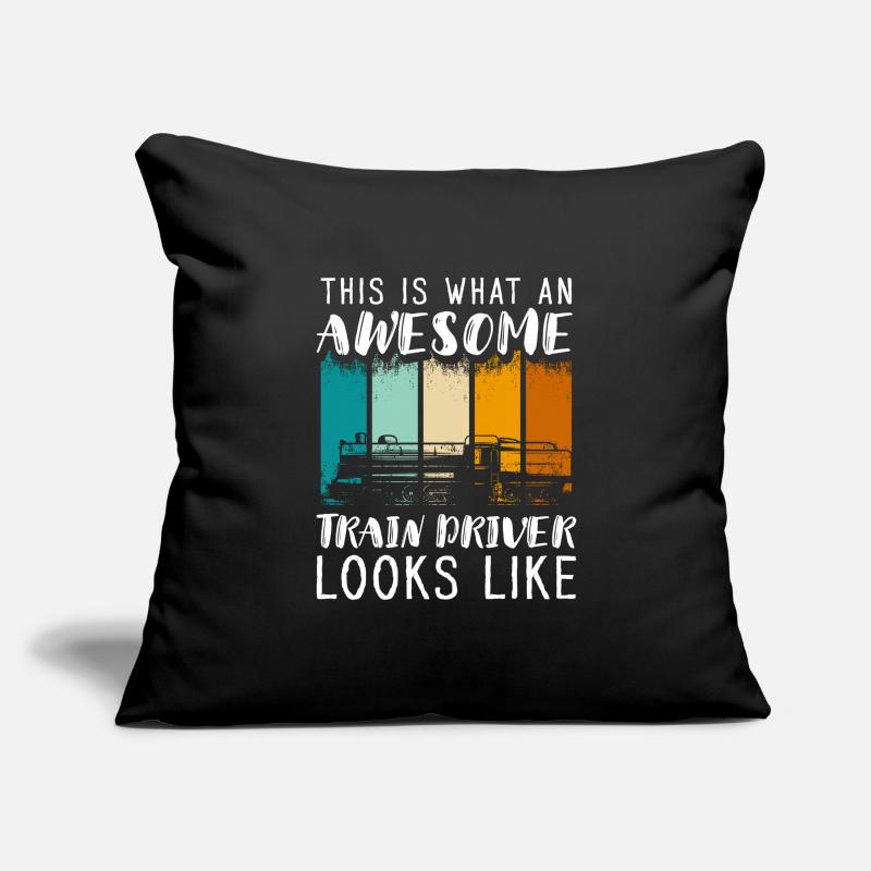 Train Track Passion Sofa pillowcase 17,3'' x 17,3'' (45 x 45 cm)