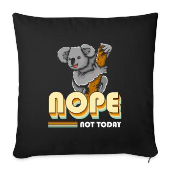Eucalyptus Animal Australia - Sofa pillowcase 17,3'' x 17,3'' (45 x 45 cm) - black - Front