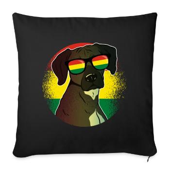 Bolivie - Housse de coussin décorative 45 x 45 cm - noir - Devant