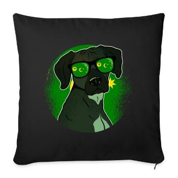 Îles Cocos - Housse de coussin décorative 45 x 45 cm - noir - Devant