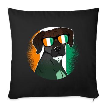Ivory Coast - Sofa pillowcase 17,3'' x 17,3'' (45 x 45 cm) - black - Front