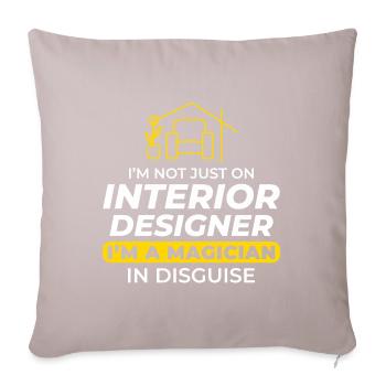 Interior Designer Decoration Design Professional - Sofa pillowcase 17,3'' x 17,3'' (45 x 45 cm) - light taupe - Front
