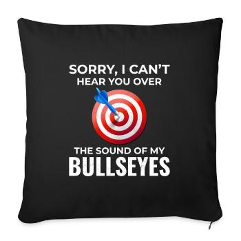 Tir à l’arc Cibles Archer Bullseye Tir Sport - Housse de coussin décorative 45 x 45 cm - noir - Devant