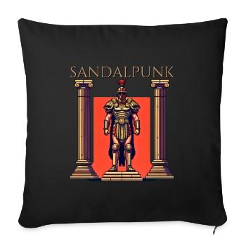 Sandelpunk - Sofakissenbezug 45 x 45 cm - Schwarz - Vorne