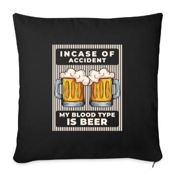 Feiern Abfeiern Tanzen Freunde - Sofakissenbezug 45 x 45 cm - Schwarz - Vorne