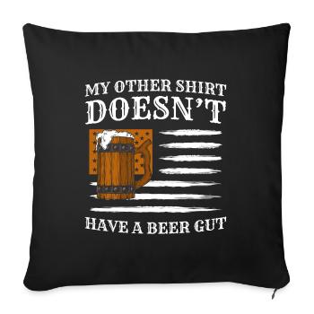 Célébrez la fête de l’ivresse - Housse de coussin décorative 45 x 45 cm - noir - Devant