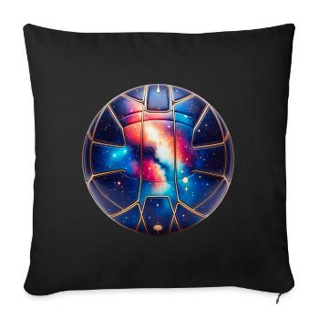 Volley-ball - Housse de coussin décorative 45 x 45 cm - noir - Devant
