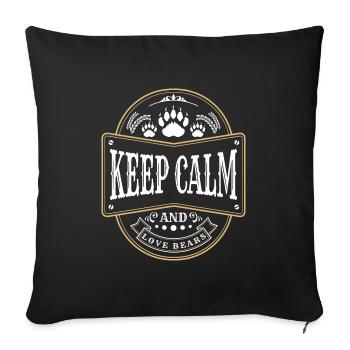 Wilderness Force Nature Berlin - Housse de coussin décorative 45 x 45 cm - noir - Devant