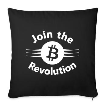 Start the revolution - Sofa pillowcase 17,3'' x 17,3'' (45 x 45 cm) - black - Front