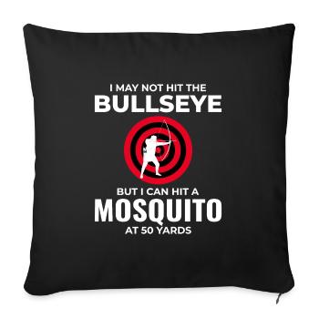 Archery Targets Archer Bullseye Shooting Sport - Sofa pillowcase 17,3'' x 17,3'' (45 x 45 cm) - black - Front