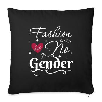 Shopping Fashion Queen Trend - Sofa pillowcase 17,3'' x 17,3'' (45 x 45 cm) - black - Front