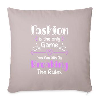 Fashion Lovers Shopping Runway - Sofa pillowcase 17,3'' x 17,3'' (45 x 45 cm) - light taupe - Front