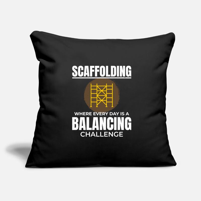 Scaffolder Scaffold Builder Scaffolding Platform Sofa pillowcase 17,3'' x 17,3'' (45 x 45 cm)
