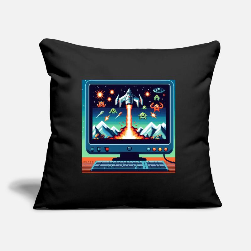 Retro Airplane Game Sofa pillowcase 17,3'' x 17,3'' (45 x 45 cm)