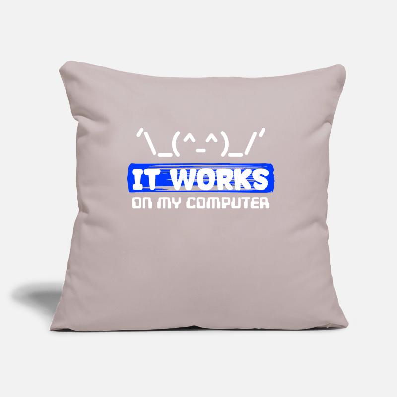 Debug Statement Bug Correction du code de script Développeur Housse de coussin décorative 45 x 45 cm