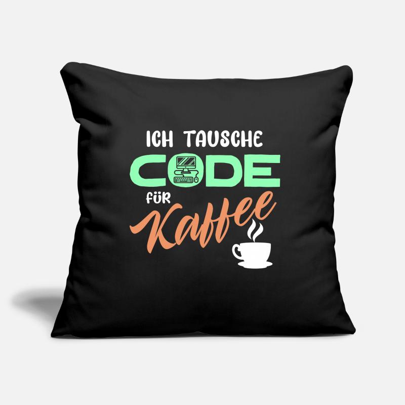 Code Developer Statement Programmierer Computer Sofakissenbezug 45 x 45 cm