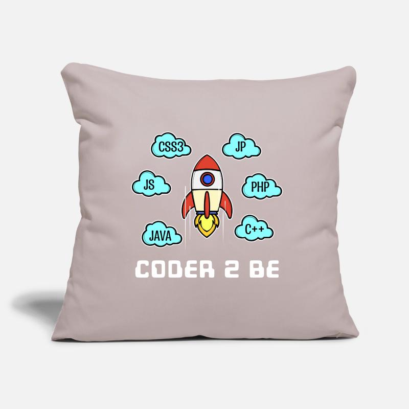 Déclaration du développeur Css Php Java C++ Programmeur Housse de coussin décorative 45 x 45 cm