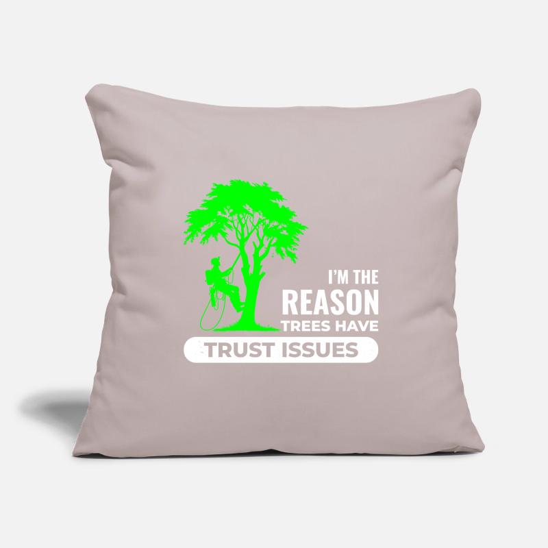 Arborist Tree Surgeon Climber Climbing Trimmer Sofa pillowcase 17,3'' x 17,3'' (45 x 45 cm)