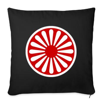 115552801 181906632 Traveller - Sofa pillowcase 17,3'' x 17,3'' (45 x 45 cm) - black - Front