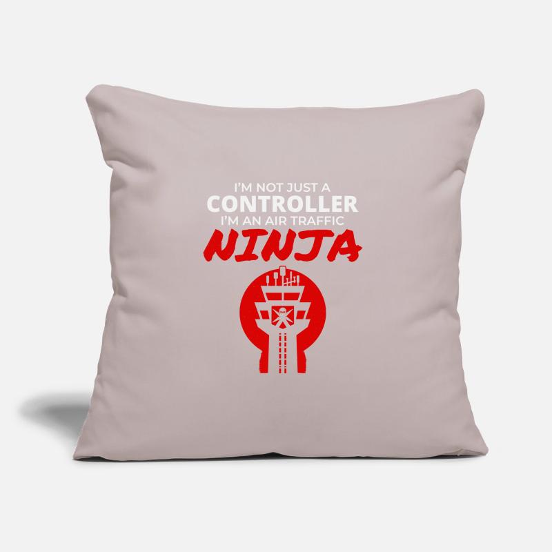 Air Traffic Controller Ninja ATC Aviation Humor Sofa pillowcase 17,3'' x 17,3'' (45 x 45 cm)