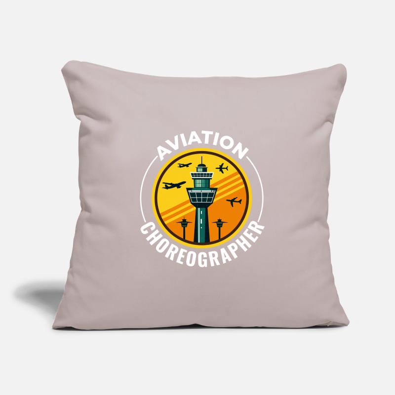 Air Traffic Controller ATC Aviation Humor Airplane Sofa pillowcase 17,3'' x 17,3'' (45 x 45 cm)