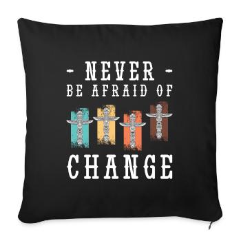 Dream, Mystical, Motivation, Esotericism - Sofa pillowcase 17,3'' x 17,3'' (45 x 45 cm) - black - Front
