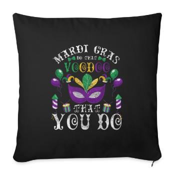 Carnival Mask Colorful Fun - Sofa pillowcase 17,3'' x 17,3'' (45 x 45 cm) - black - Front