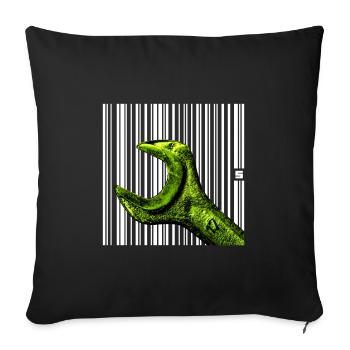 SPOT - SERVICE - Sofa pillowcase 17,3'' x 17,3'' (45 x 45 cm) - black - Front