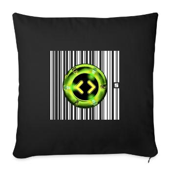 SPOT - READY - Sofa pillowcase 17,3'' x 17,3'' (45 x 45 cm) - black - Front
