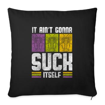Carnival Celebration Jesters Event - Sofa pillowcase 17,3'' x 17,3'' (45 x 45 cm) - black - Front