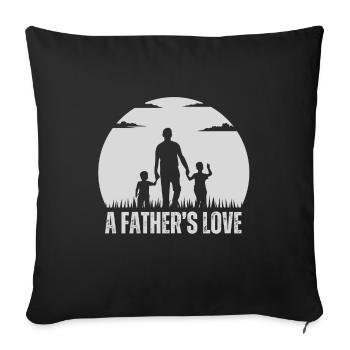 father and son - Sofakissenbezug 45 x 45 cm - Schwarz - Vorne