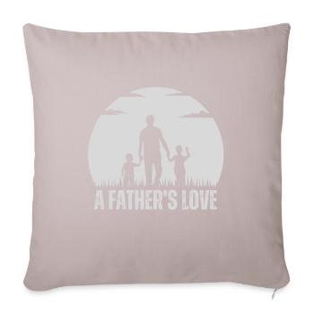 father and son - Sofa pillowcase 17,3'' x 17,3'' (45 x 45 cm) - light taupe - Front