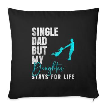 Relation célibataire Statut Rencontres Pick-up - Housse de coussin décorative 45 x 45 cm - noir - Devant